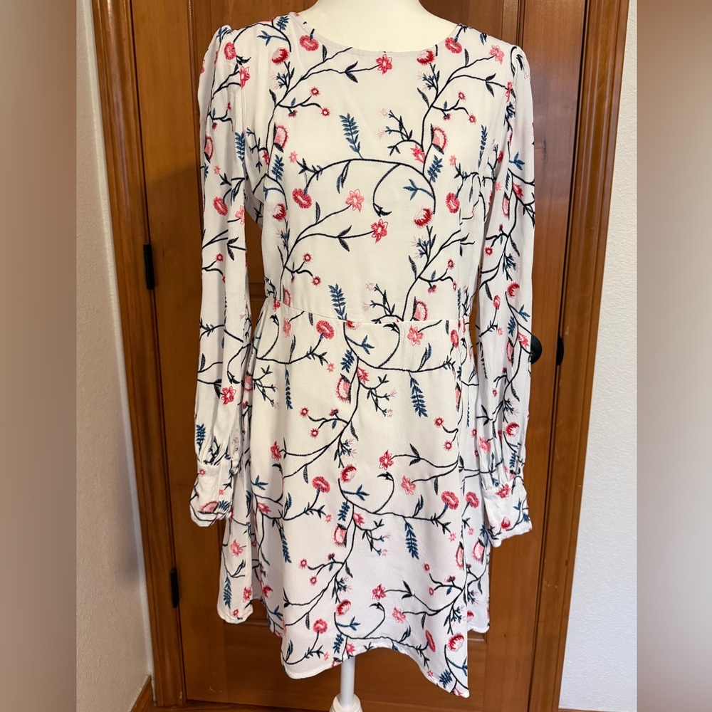 Willow & Clay Cream Floral Dress
